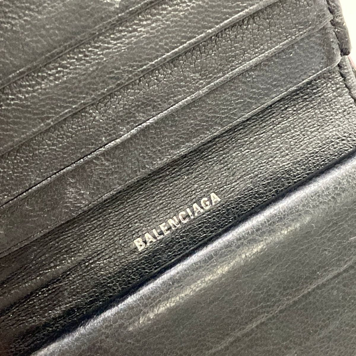 Balenciaga Bifold Wallet Pink Embossed Leather — view 5