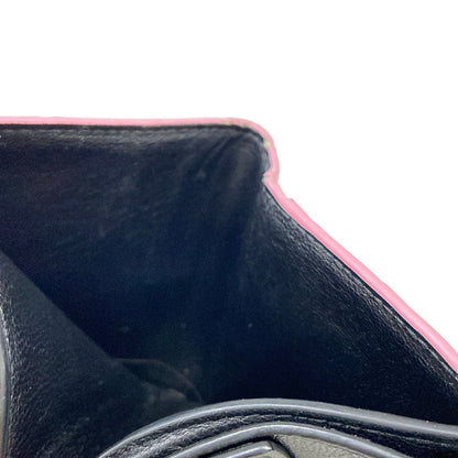 Balenciaga Bifold Wallet Pink Embossed Leather — view 6