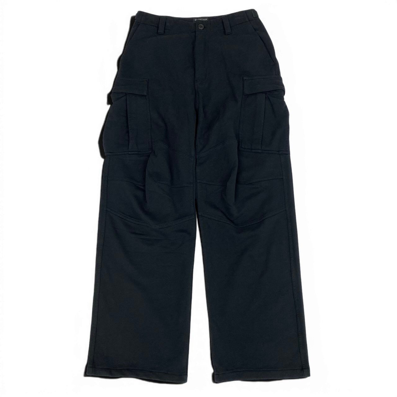 Balenciaga Kick Cargo Pants Sweatshirt Xxs Black Cotton — view 2