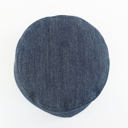 Prada Ten Denim Bucket Hat Blue Hat L Triangle Logo Aj6 Cotton — view 6