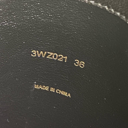 Prada Sport Long Boots Leather Side Zip 36 Black Shoes — view 9