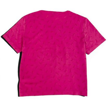 Saint Laurent Yves YSL Logo Short Sleeve T-Shirt Top LL Pink — view 3
