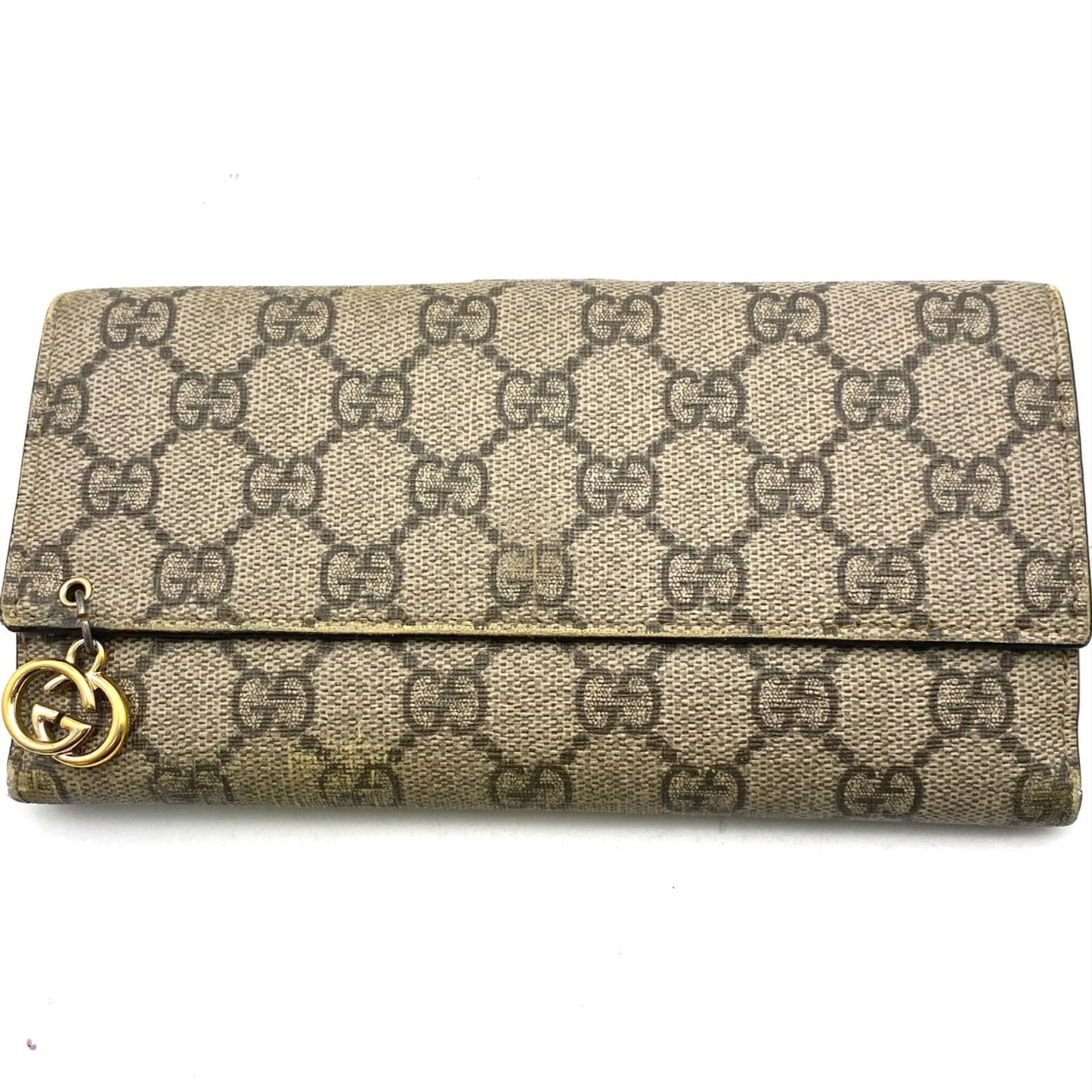 Gucci Wallet GG Supreme Hook Card