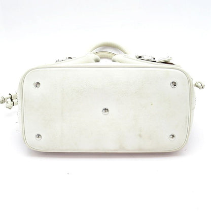 Loewe Anagram Handbag Leather White Black — view 6