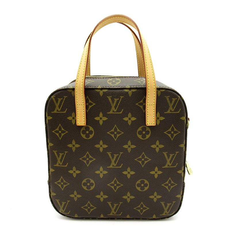 Louis Vuitton Spontini Monogram Handbag Brown — view 4