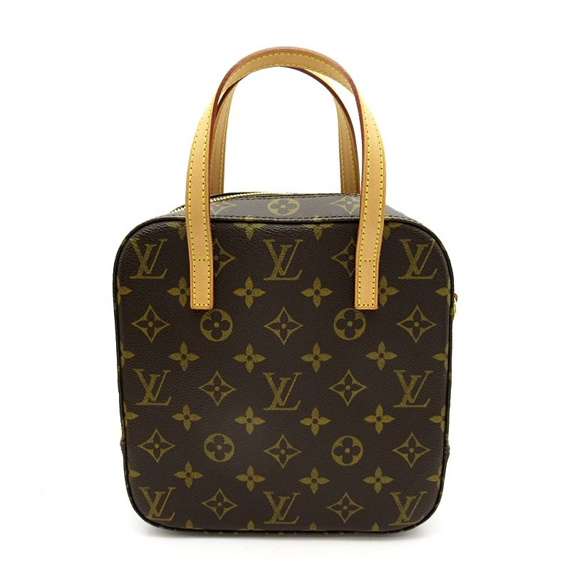 Louis Vuitton Spontini Monogram Handbag Brown