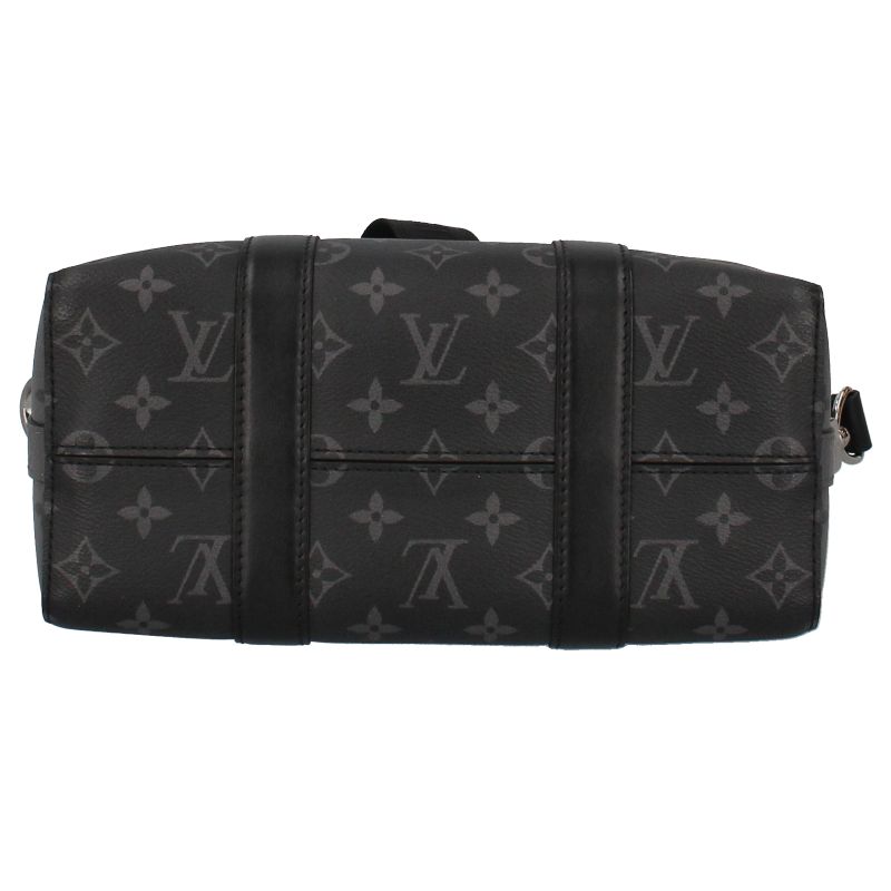 Louis Vuitton City Keepall Monogram Eclipse Shoulder Bag Noir — view 6
