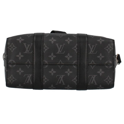 Louis Vuitton City Keepall Monogram Eclipse Shoulder Bag Noir — view 6