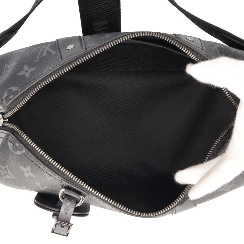Louis Vuitton City Keepall Monogram Eclipse Shoulder Bag Noir — view 7