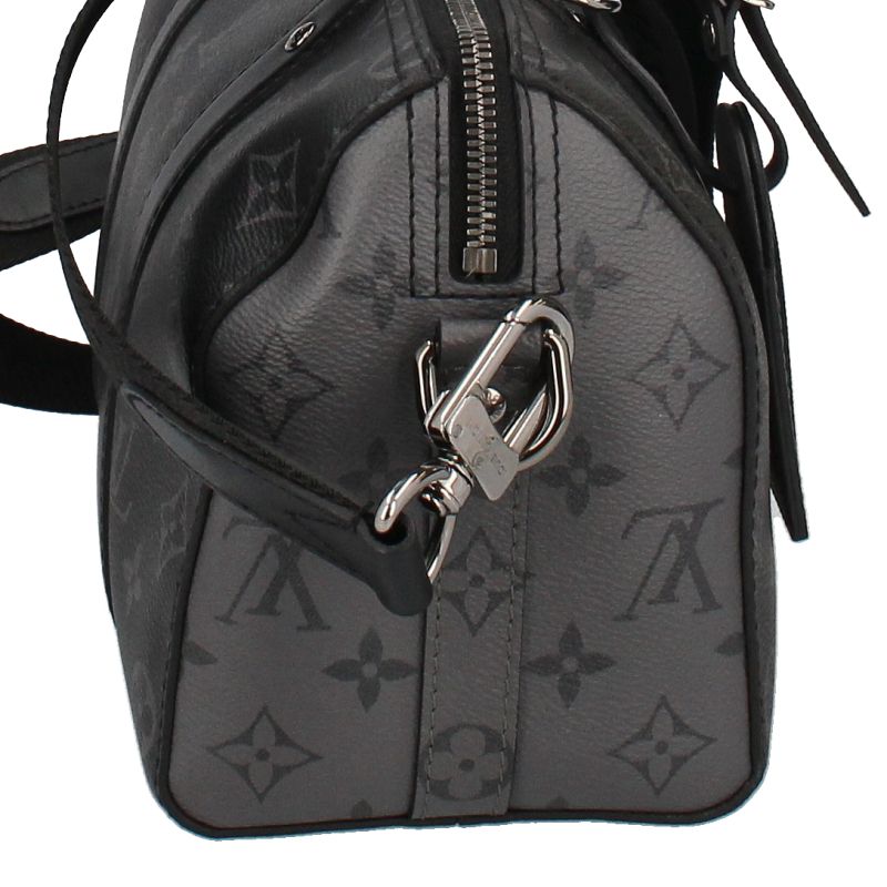 Louis Vuitton City Keepall Monogram Eclipse Shoulder Bag Noir — view 5