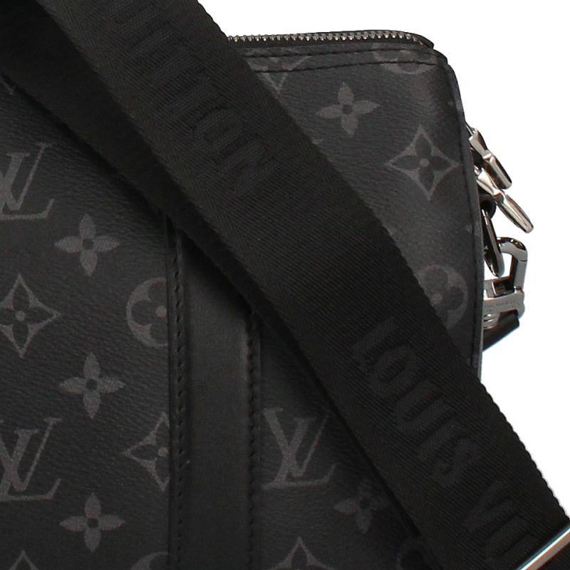 Louis Vuitton City Keepall Monogram Eclipse Shoulder Bag Noir — view 2