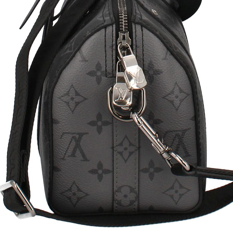 Louis Vuitton City Keepall Monogram Eclipse Shoulder Bag Noir — view 3