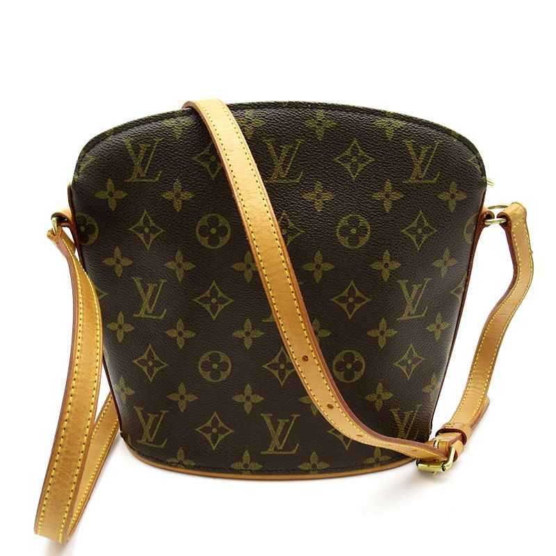 Louis Vuitton Drew Monogram Shoulder Bag Brown — view 4