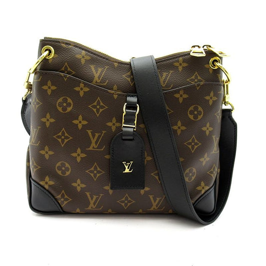 Louis Vuitton Odeon NM PM Monogram Shoulder Bag Brown