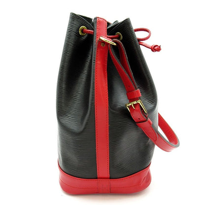 Louis Vuitton Noe Bicolor Epi Shoulder Bag Noir Castilian Red — view 5