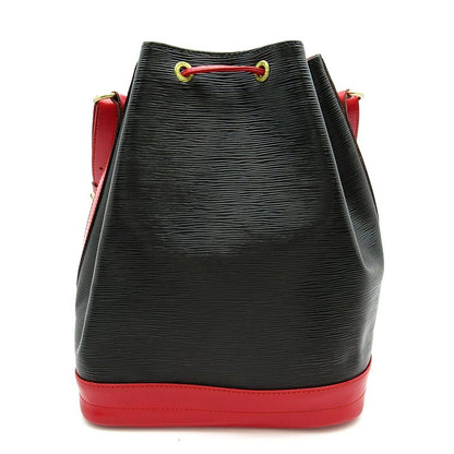 Louis Vuitton Noe Bicolor Epi Shoulder Bag Noir Castilian Red — view 4