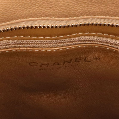 Chanel Medallion Tote Caviar Leather Beige — view 8