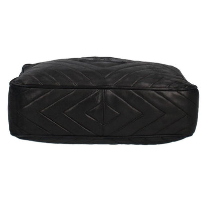 Chanel Fringe Shoulder Bag Lambskin Black — view 5