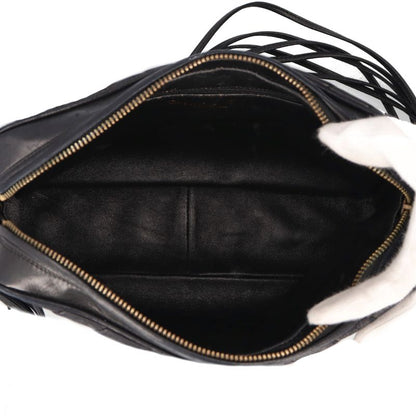 Chanel Fringe Shoulder Bag Lambskin Black — view 6