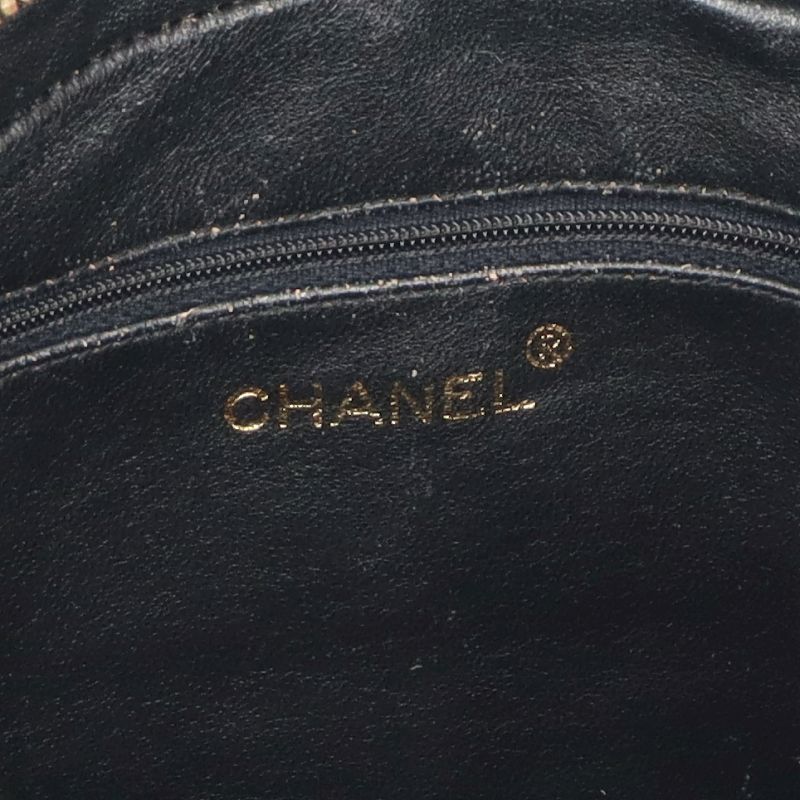 Chanel Fringe Shoulder Bag Lambskin Black — view 7