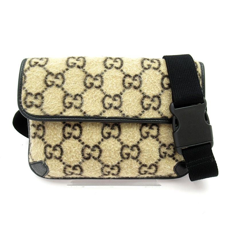 Gucci Belt Bag GG Wool Beige
