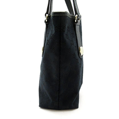 Gucci Bucket Tote GG Canvas Leather Black — view 5