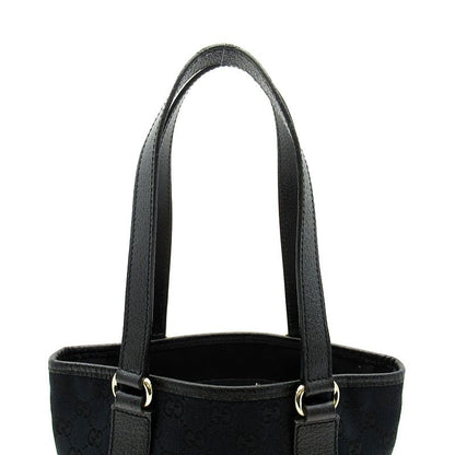 Gucci Bucket Tote GG Canvas Leather Black — view 2
