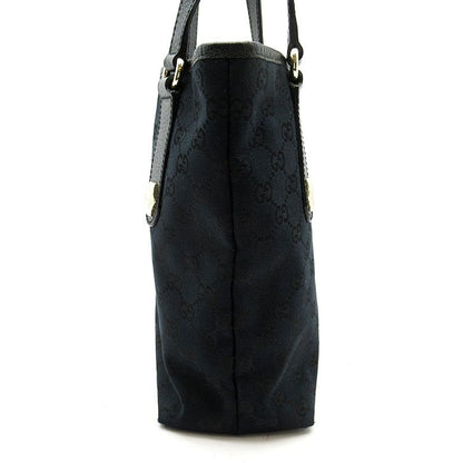 Gucci Bucket Tote GG Canvas Leather Black — view 3