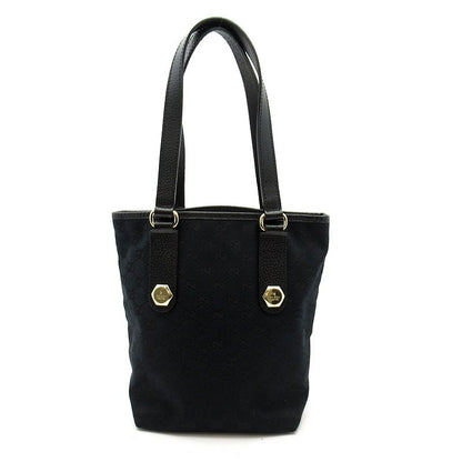 Gucci Bucket Tote GG Canvas Leather Black — view 4