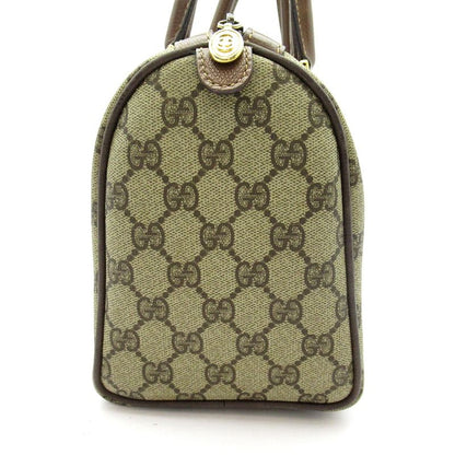 Gucci Sherry Line Mini Boston Bag Leather Brown — view 5