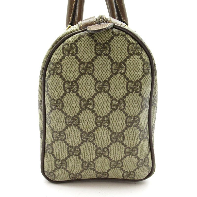 Gucci Sherry Line Mini Boston Bag Leather Brown — view 3
