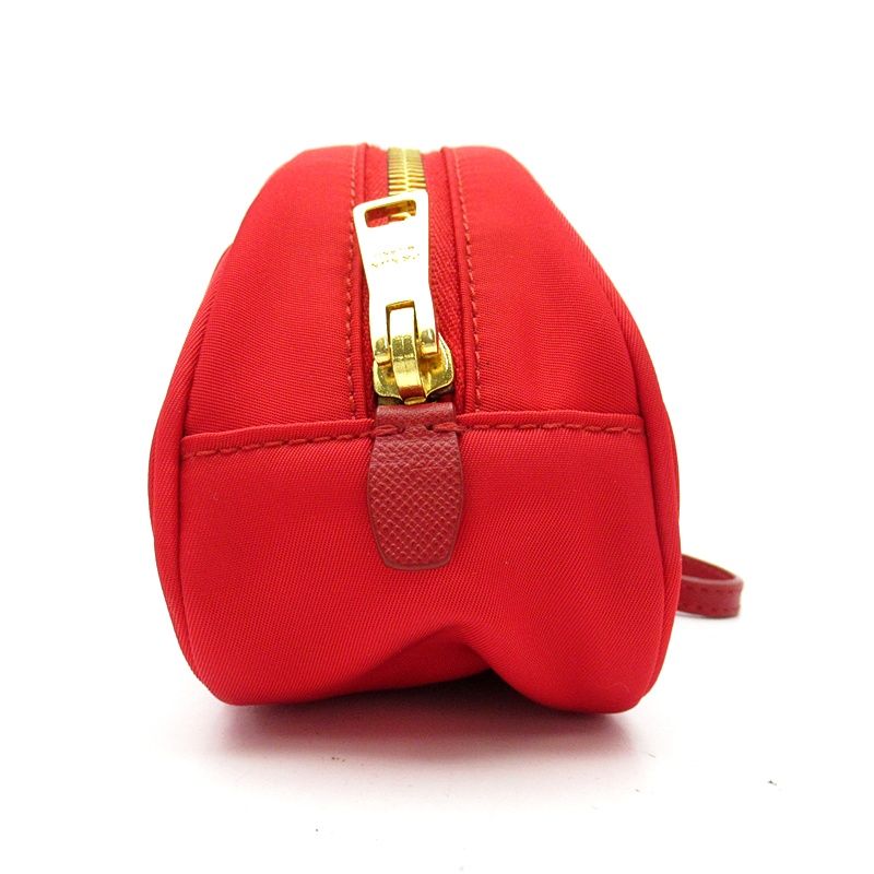 Prada Cosmetics Pouch Nylon Red — view 5