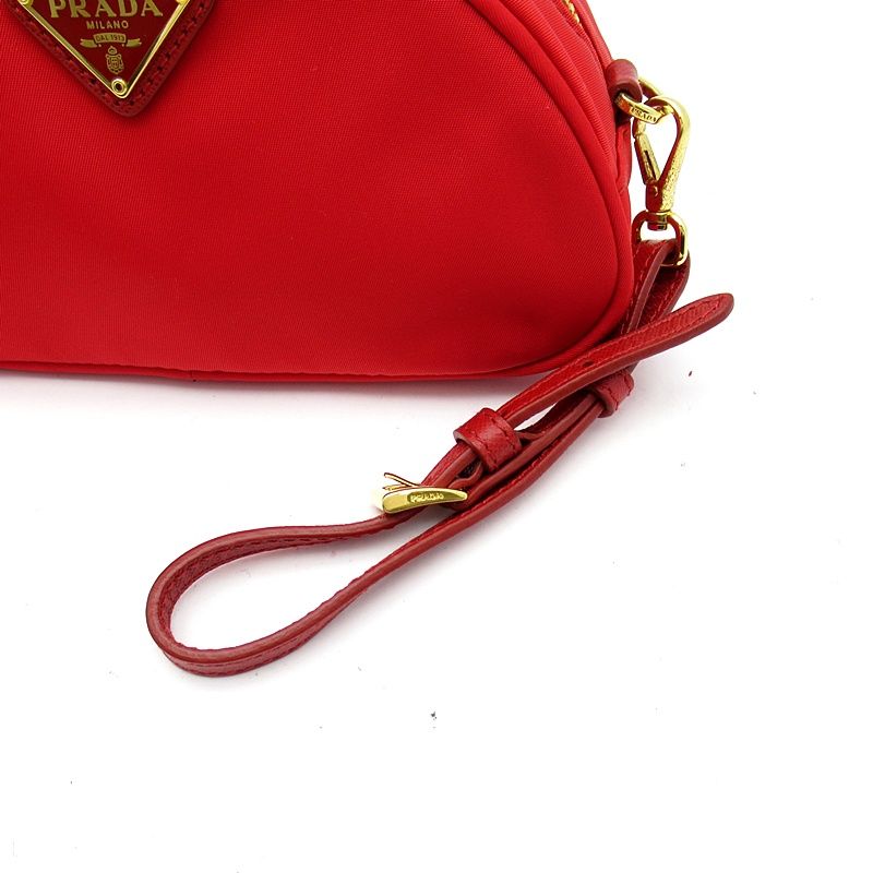 Prada Cosmetics Pouch Nylon Red — view 2