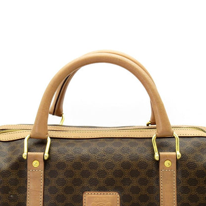 Celine Macadam Mini Boston Bag Leather Brown — view 2