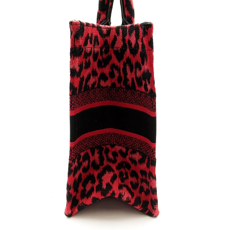 Dior Oblique Book Tote Leopard Canvas — view 3