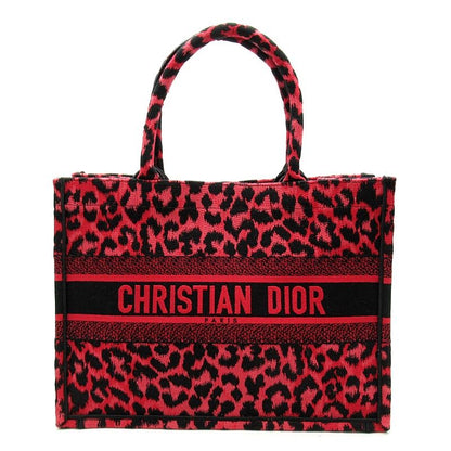 Dior Oblique Book Tote Leopard Canvas