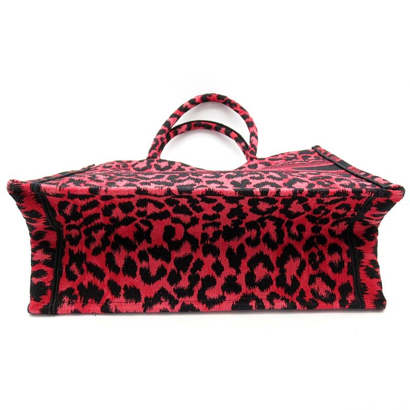 Dior Oblique Book Tote Leopard Canvas — view 6