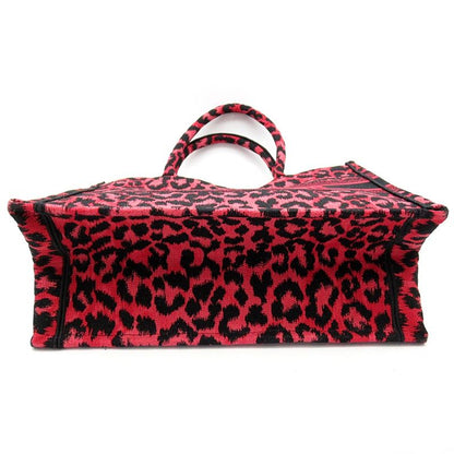 Dior Oblique Book Tote Leopard Canvas — view 6