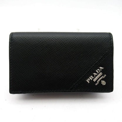 Prada Saffiano Card Case Black