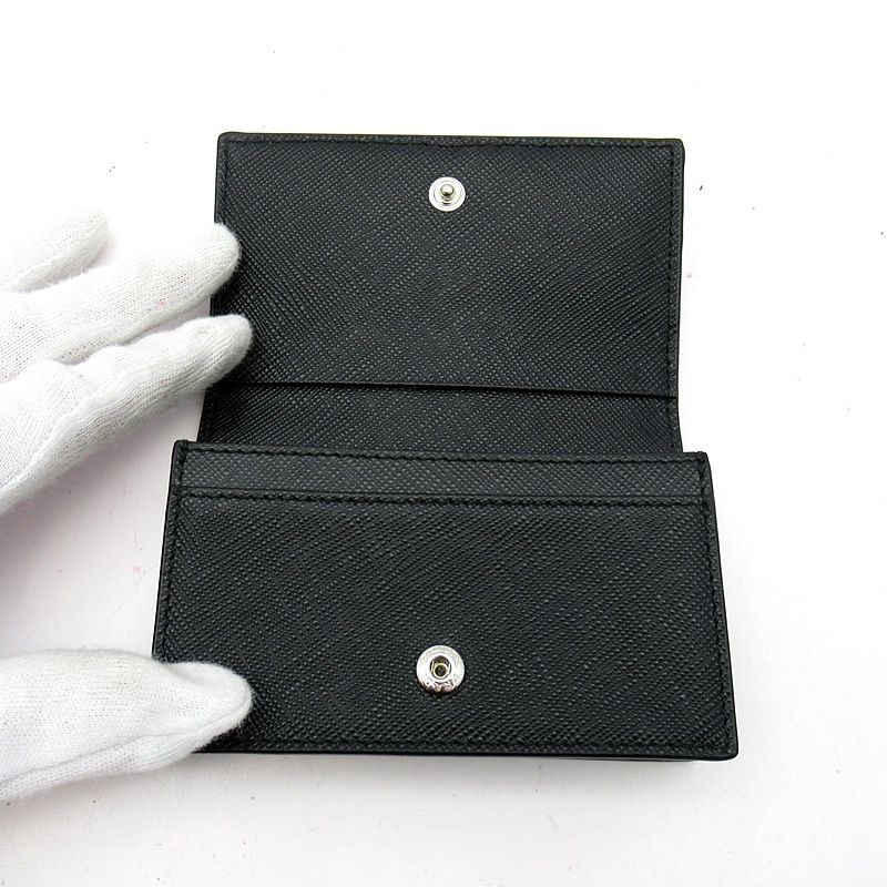 Prada Saffiano Card Case Black — view 6