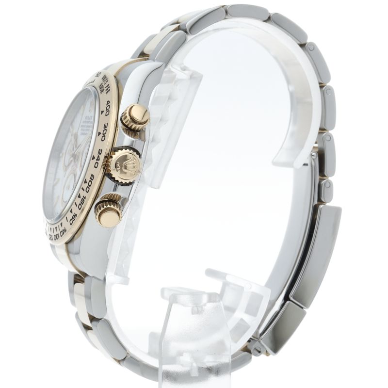 Rolex Cosmograph Daytona Watch Box 18k Yellow Gold SS White Polished — view 3
