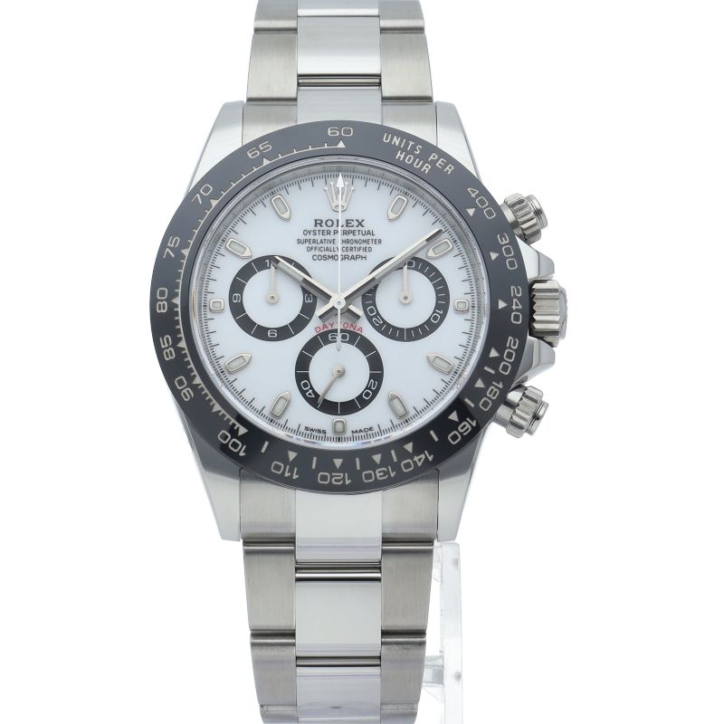 Rolex Cosmograph Daytona Watch Box SS Ceramic White Polished — view 2