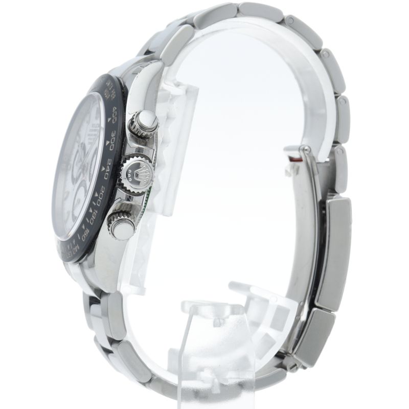 Rolex Cosmograph Daytona Watch Box SS Ceramic White Polished — view 3
