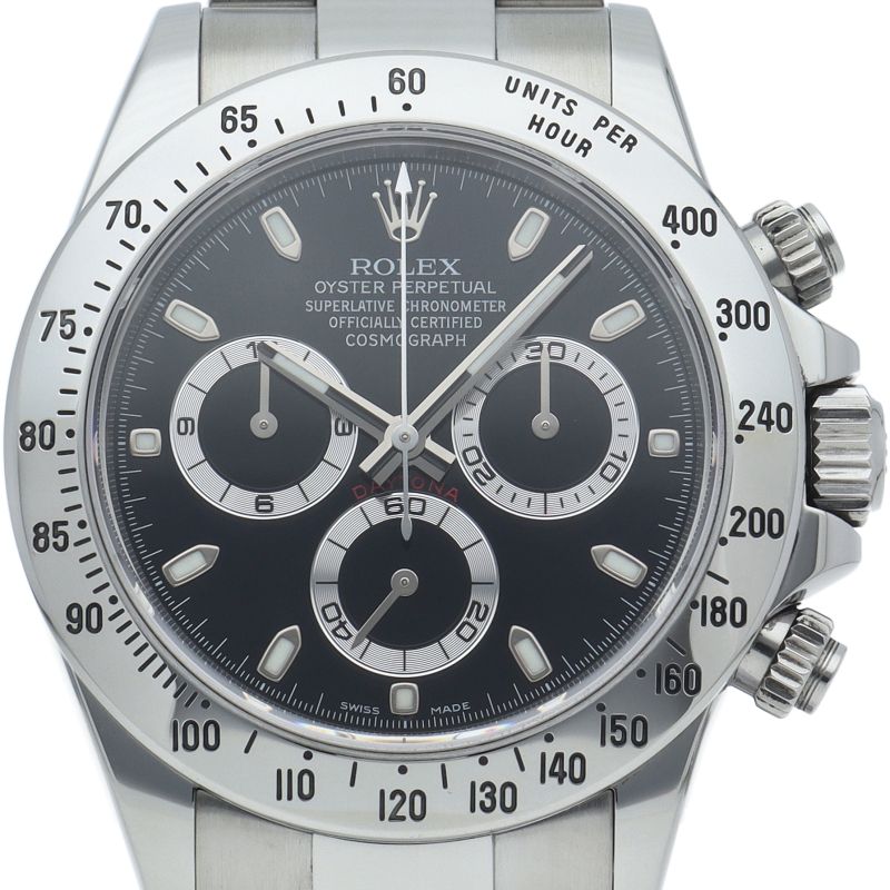Rolex Cosmograph Daytona Watch Buckle Box SS Black Specification