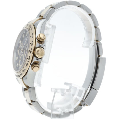 Rolex Cosmograph Daytona Watch Diamond Rear Era Dial Box 18k Yellow Gold SS — view 3