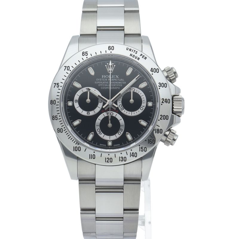 Rolex Cosmograph Daytona Watch Buckle Box SS Black Specification — view 2