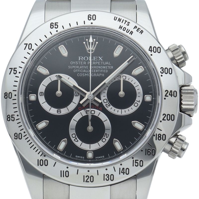 Rolex Cosmograph Daytona Watch Buckle Box SS Black Specification