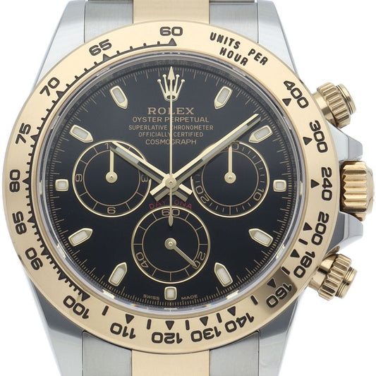 Rolex Cosmograph Daytona Watch Box 18k Yellow Gold SS Black Polished