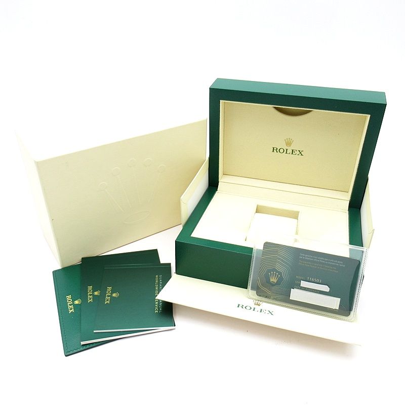 Rolex Cosmograph Daytona Watch Box 18k Yellow Gold SS Black Polished — view 6