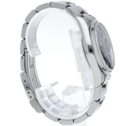 Rolex Roulette SS Watch Black Polished — view 4
